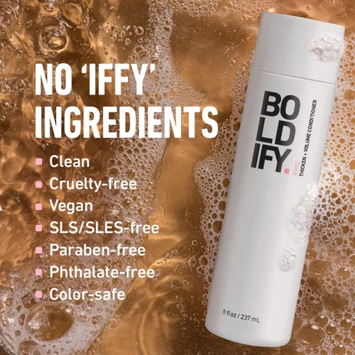 Vista 8 de Champú y acondicionador engrosador para el crecimiento del cabello con biotina de Boldify