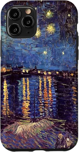 Vista 32 de Starry Night Over The Rhone, Vincent Van Gogh. Funda para iPhone 17