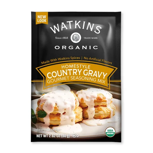 Vista 5 de Watkins Mezcla orgánica de condimentos gourmet, salsa Au Jus, bolsa de 1.0 onzas, 1 unidad