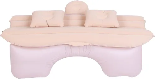 Vista 10 de SIXRUN Colchón de aire de coche con almohadas inflables para respaldo para Superficie flocada de PVC, soporte estable, tamaño de 53.1 x 33.5 in Azul