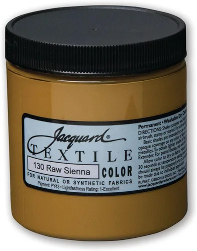 Vista 14 de Jacquard Pintura Textil 8 Oz Negro