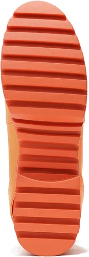 Vista 7 de Cape Robbin Botas de combate gruesas Hot Rod para mujer, botines altos con cordones, botas de tacón grueso