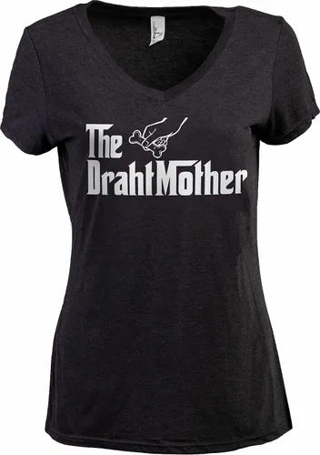 Vista 22 de The Dogmother Divertida camiseta con cuello en V para mujer, con cuello en V (italiano) Greyhound