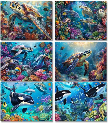 Vista 15 de DOTSOPS Kits de Pintura de Diamantes Arte Adultos Kit de Pintura Manualidades DIY Arte de Diamantes 5D Paquetes Kits Completos para Adultos
