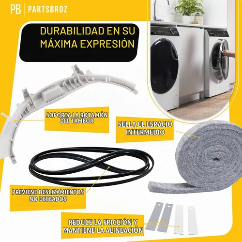 Vista 6 de WE49X20697 Kit de rodamientos de secadora para GE Hotpoint AP5806906