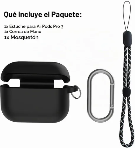 Vista 8 de AhaStyle Funda Protectora para AirPods Pro 3 (2025) con Kit de Limpieza, Funda de Silicona Suave para AirPods Pro de 3ª