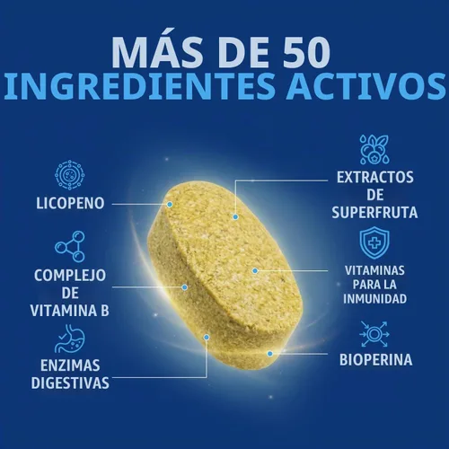 Vista 8 de EVL Advanced Daily Multivitamin - Multivitamínico diario avanzado para hombres con minerales esenciales, complejo de fitonutrientes y VitaMode