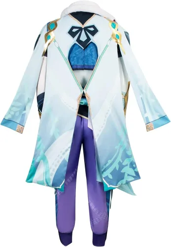 Vista 8 de Baizhu - Disfraz de cosplay de Bai Zhu, traje de uniforme para Halloween, conjunto completo