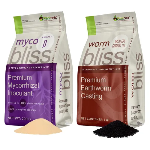 Vista 13 de Myco Bliss mezcla de hongos micorrícicos orgánicos (5 especies de endomicorrizas) para plantas