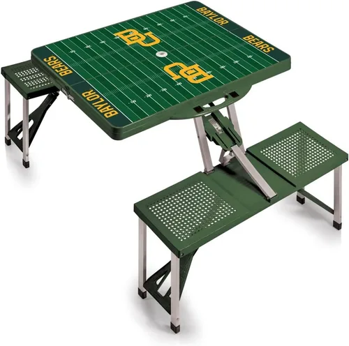 Vista 55 de PICNIC TIME NCAA North Carolina Tar Heels Folding Picnic Table - Camping Table - Outdoor Table with Umbrella Hole