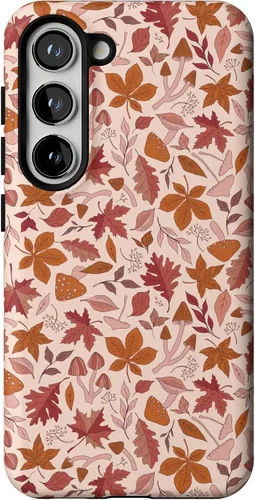 Vista 201 de Casely Funda para Galaxy S9 Postura de cadáver Yoga de esqueleto Diseño protector delgado esencial de doble capa