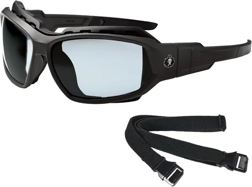 Vista 11 de Ergodyne Skullerz Loki - Juego de gafas de seguridad antiempañantes convertibles, mate