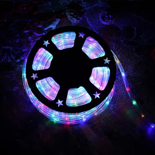 Vista 5 de Cuerda de luces LED de 100 pies, 720 luces LED impermeables conectables de Navidad para interiores y exteriores, cubierta, piscina, paisaje, fondo