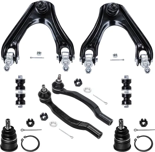 Vista 384 de Detroit Axle - Kit de brazos de control de extremo de 8 piezas para Toyota 2001-2003 Highlander 2002-2003 Camry Lexus ES300, 2 conjuntos de brazos
