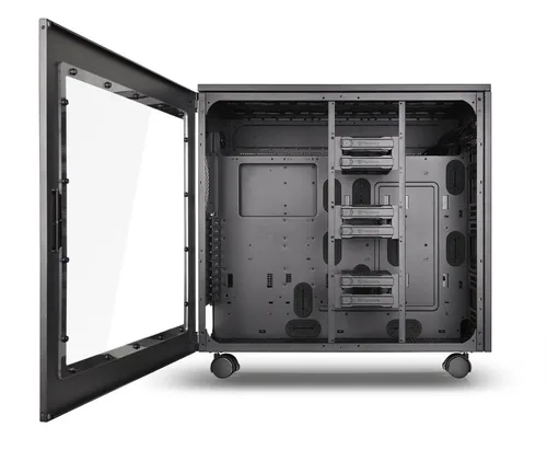 Vista 4 de Thermaltake Core W200 Capaz de sistema dual, refrigeración por agua extrema, XL-ATX, completamente modular/desmontable, certificada Tt, caja