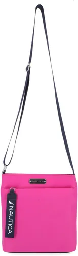 Vista 5 de Nautica Diver - Bolso cruzado pequeño de nailon para mujer, con correa de hombro ajustable