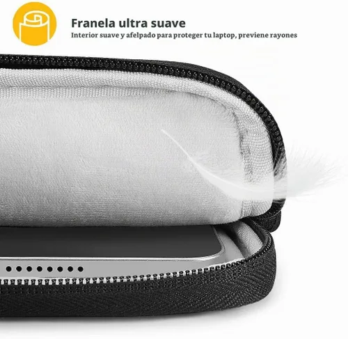 Vista 4 de KIZUNA Funda para tablet de 10 pulgadas, resistente al agua para iPad Pro/Surface Go 3/10.5" Galaxy Tab A, color negro
