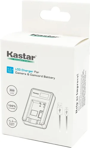 Vista 4 de Kastar LCD Dual USB Charger for Qumox BAT-412 & SJCAM SJ500X Elite SJCAM SJ6000 SJCAM SJ7000 SJCAM SJ8000 SJCAM SJ9000 Pruveeo DV200 Waterproof