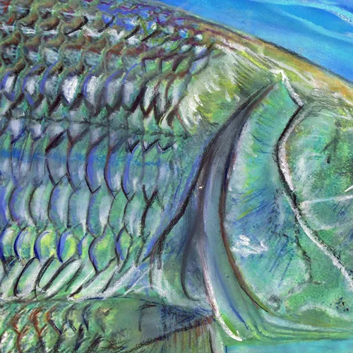 Vista 7 de Redfish and Bonefish Prints Set of Two Hand Signed Fishing Artworks by Jack Tarpon Fishing Gift for Him or Her Saltwater Nature Fisherman Decor