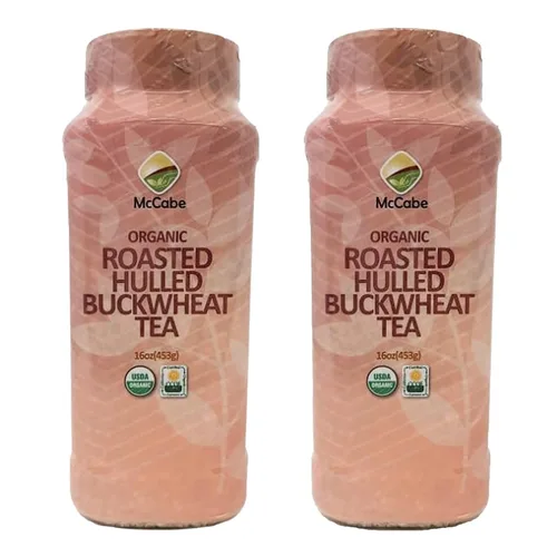 Vista 4 de McCabe Té de trigo sarraceno con cáscara tostada orgánica, té de trigo sarraceno, rico en fibra y minerales, certificado USDA y CCOF, producto