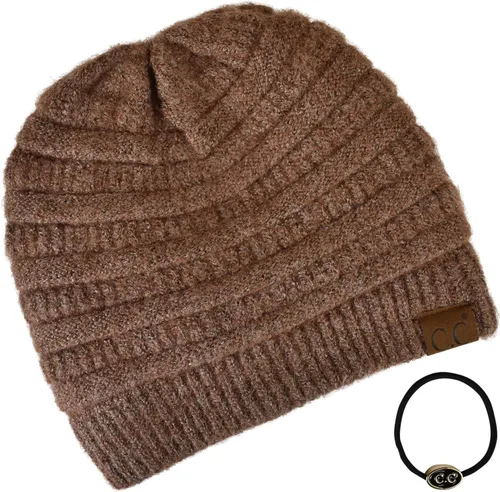 Vista 545 de C.C Trendy Warm Chunky Soft Stretch Cable Knit Beanie
