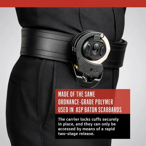 Vista 3 de ASP Funda Exo para Esposas, Funda para Esposas para Cinturón de Servicio, Chaleco Policial, o Bolsa para Cinturón, Accesorios para Cinturón