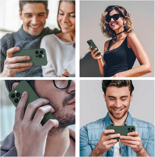 Vista 2 de Cordking Funda diseñada para iPhone 13 Pro, funda completa de silicona [protección mejorada de la cámara] Funda protectora a prueba de golpes