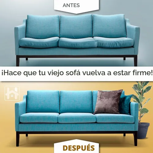 Vista 9 de Golden Home Essentials Soporte de sofá resistente para cojines caídos, tablero de cojín de sofá extra ancho de 21.5 x 72 pulgadas, tablero
