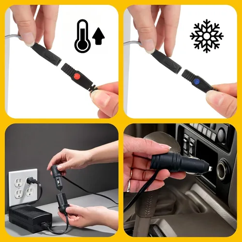 Vista 6 de Koolatron Enfriador y calentador Iceless de 12 V - Enfriador eléctrico portátil Nevera portátil Eléctrica para automóvil, camión, cámper, barco