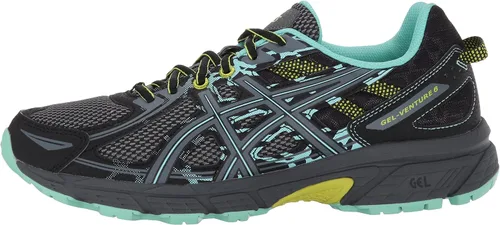 Vista 8 de ASICS Zapatillas de correr Gel-Venture 6 MX para mujer, CarbonoNegroRosa Pavo Real, 0