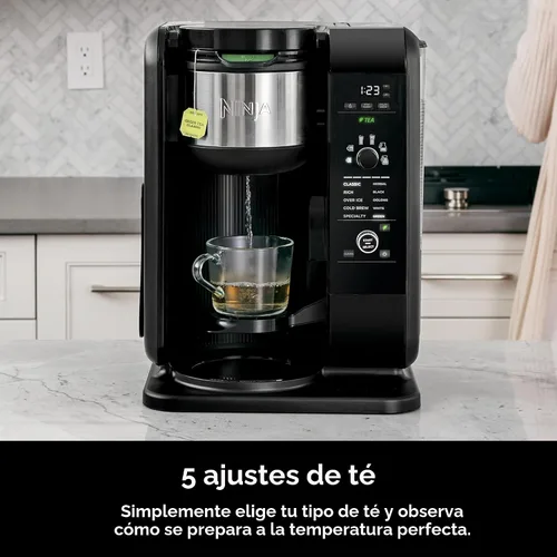 Vista 6 de Shark Ninja CP307 Sistema de preparación fría y caliente con jarra térmica, Cafetera de café, Negro