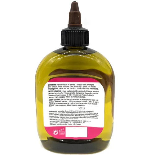Vista 2 de Difeel Biotin Growth and Curl - Mezcla de aceite para el cabello, tamaño de viaje, 2.5 onzas.