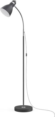 Vista 8 de LEPOWER Lámpara de pie, lámpara de pie de metal con cuello de cisne ajustable para dormitorio Easy to Assemble, E26 Base, Sturdy Metal Base