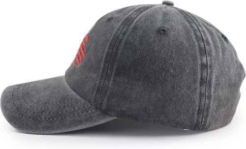 Vista 3 de Sombreros bordados con bandera estadounidense para hombres y mujeres, divertidas gorras de béisbol ajustables para caza al aire libre