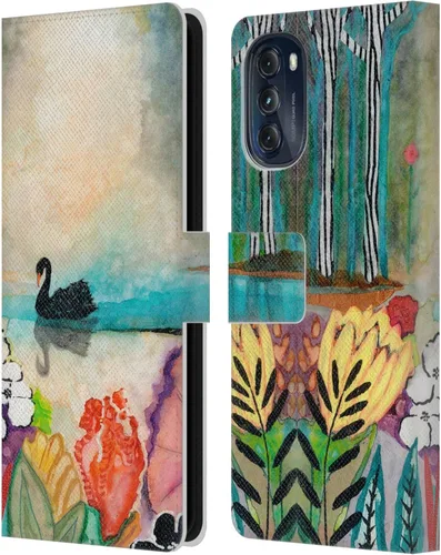 Vista 18 de Head Case Designs Officially Licensed Wyanne Half Light Nature 2 Leather Book Wallet Case Cover Compatible with Motorola Moto G (2022)