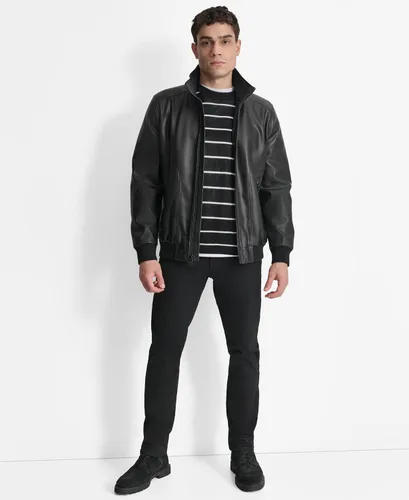 Vista 2 de DKNY Men's Faux Leather Soft Durable Jacket