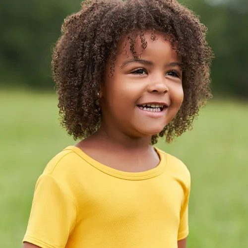 Vista 5 de Gerber Vestido de manga corta con viscosa hecho con eucalipto para bebé y niña pequeña