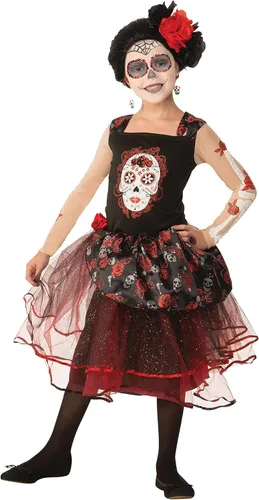 Vista 2 de Forum Novelties - Disfraz infantil de Rosa Senorita, talla M