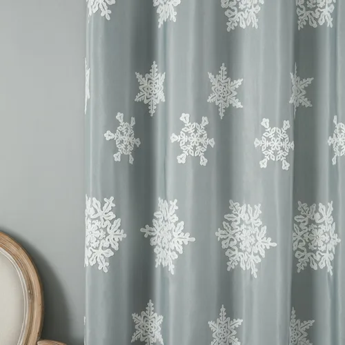 Vista 27 de VOGOL - Cortinas con ojales bordadas con patrón floral elegante de lino sintético, 2 paneles, 60% opacas con aislamiento térmico, cortinas pesadas