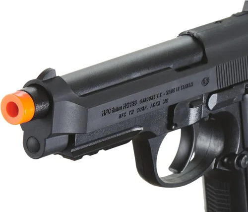 Vista 8 de HFC Steel Beretta M9 300 FPS Pistola de Airsoft de gas verde