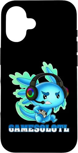 Vista 32 de Gamesolotl Gaming Gamer Axolotl Case for iPhone 17