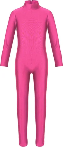 Vista 4 de Shinsto Body de manga larga con cremallera para niños y niñas, overol de gimnasia