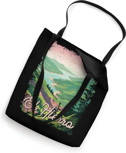 Vista 2 de El Hierro Spain Vintage Landscape Tote Bag