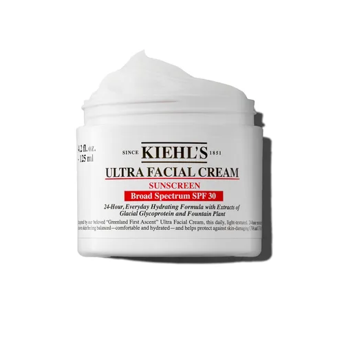 Vista 9 de Kiehl's Crema Ultra Facial con SPF 30, Hidratante Facial Ligero Diario para Todos los Tipos de Piel, Hidratación 24 Horas, Protección UV Contra