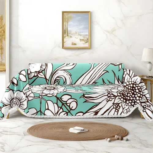 Vista 20 de Funda de sofá con estampado de limón, fundas de sofá resistentes a las manchas, protector universal de muebles Multi4