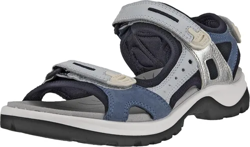 Vista 52 de ECCO Yucatan, sandalia deportiva para mujer Aire/Nubuck azul polvoriento