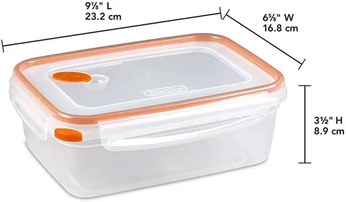 Vista 6 de Sterilite 03221106 8.3 tazas Rectángulo Ultra-Seal Container