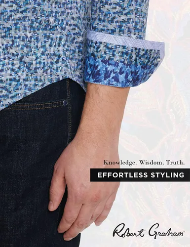 Vista 5 de Robert Graham Camisa de manga larga con botones Labyrinth Woven, para hombre