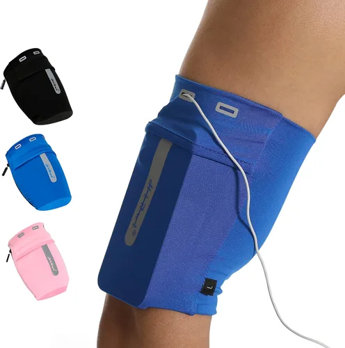 Vista 9 de HiRui Brazalete para Correr Manga Universal Brazalete Deportivo Brazalete para Celular Compatible con iPhone 16/15/14/13/Plus/Pro Samsung Galaxy