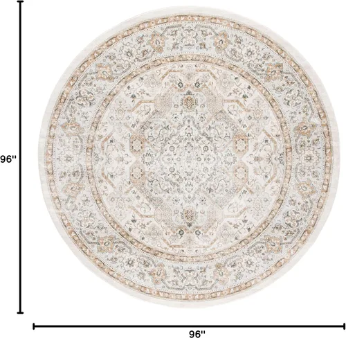 Vista 88 de SAFAVIEH - Colección Isabella, alfombra decorativa - 2'2" x 5', azul y crema, diseño oriental, no desprende pelusa y fácil cuidado, ideal para áreas